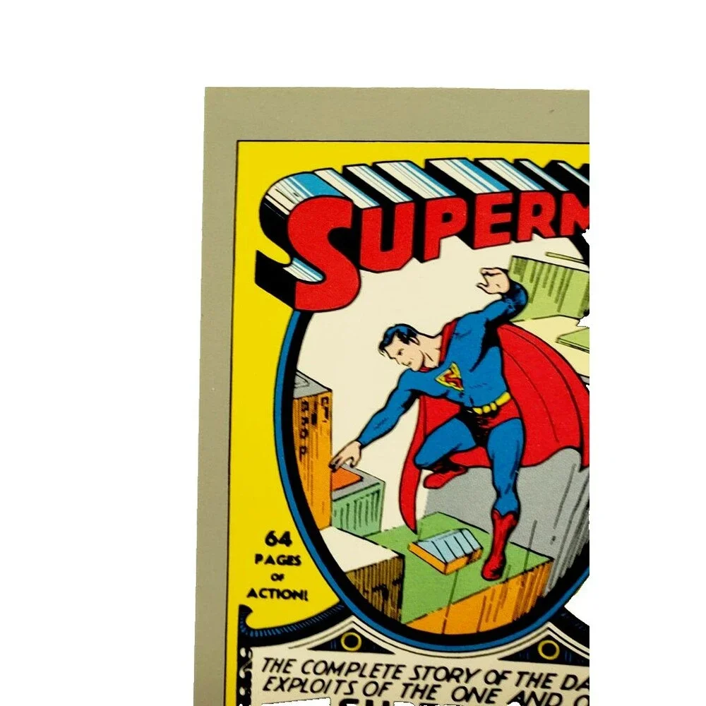 VTG 1992 Impel DC Comics SUPERMAN Classic Cover Superman 1 Card 177 1992 Serie 1